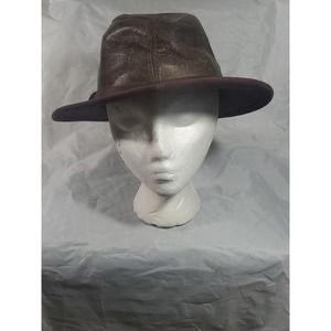 Not For Sale Indiana Jones Style Leather Large Hat by Adventure Bound U.S.A.